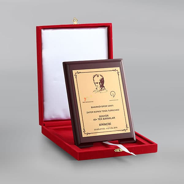 Ahşap Plaket