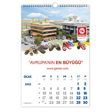Poster Duvar Takvimi